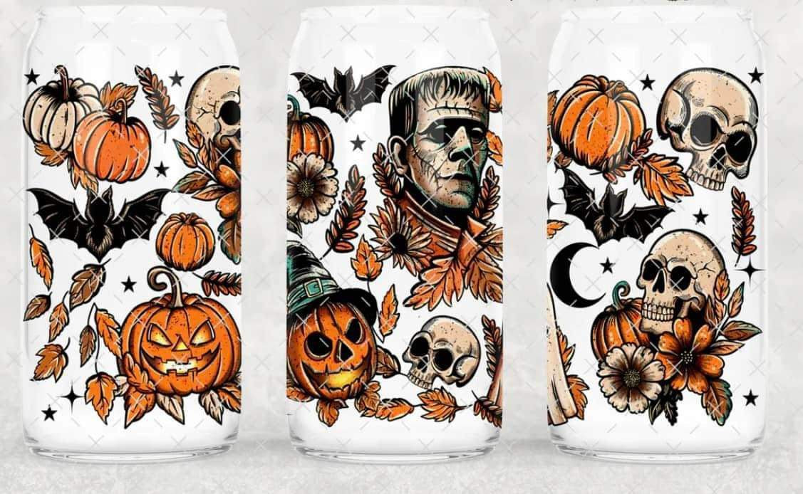 Halloween glass Libby